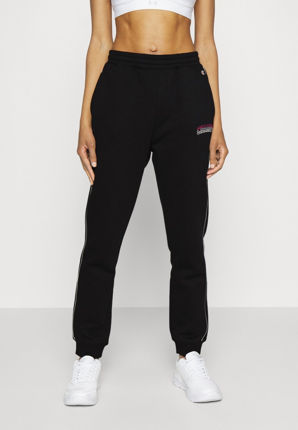 

Спортивные брюки Champion Color Punch Rib Cuff Pants, nbk, Черный