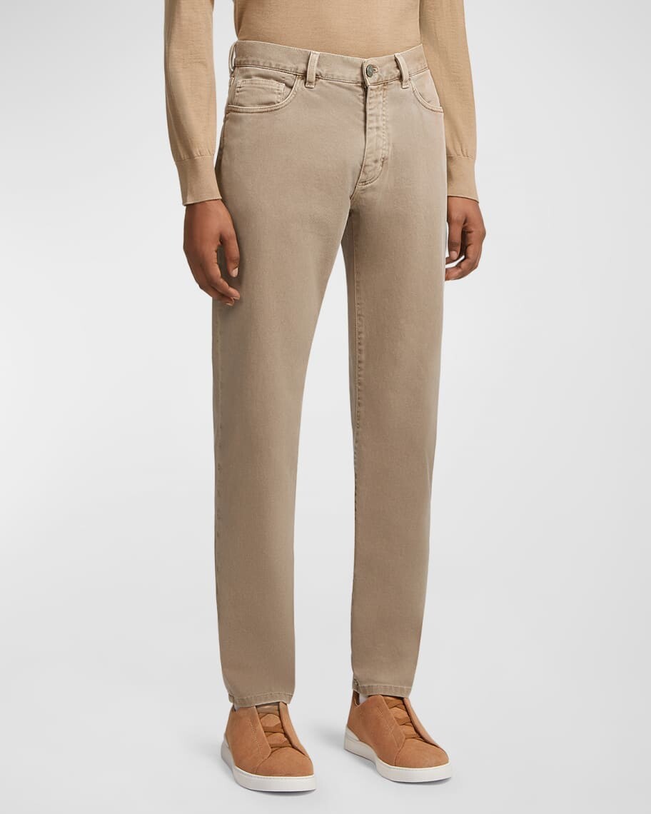 

Мужские прямые брюки с 5 карманами ZEGNA