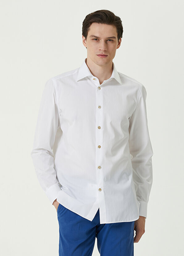 

Белая рубашка Kiton