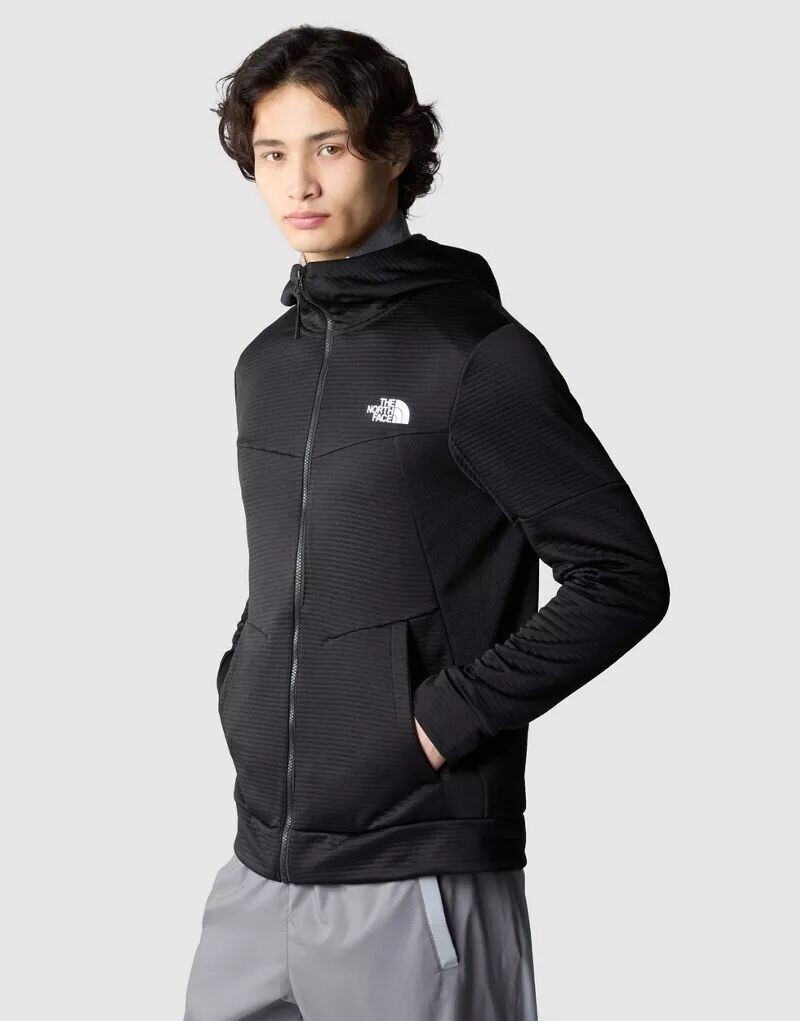 

Черная флисовая куртка на молнии The North Face M Ma TNF