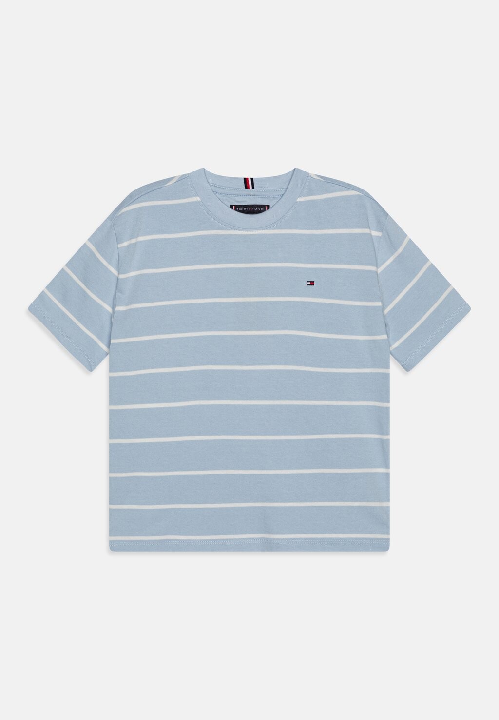 

Футболка с принтом STRIPE TEE Tommy Hilfiger, цвет breezy blue/white