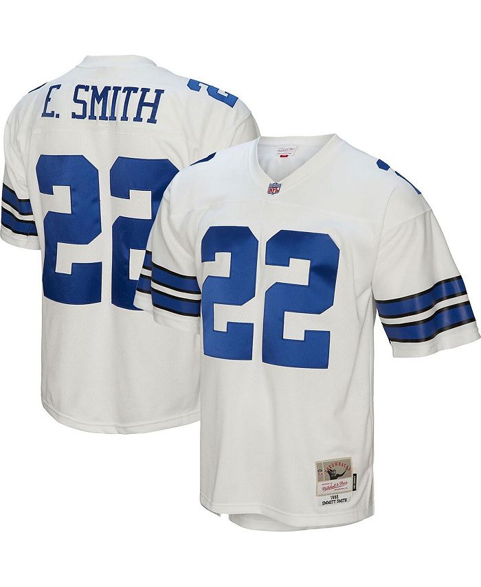 

Мужская футболка Emmitt Smith White Dallas Cowboys 1992 Legacy Replica Mitchell & Ness, белый