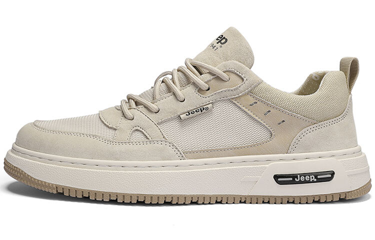 

Кроссовки Jeep Skateboarding Shoes Men Low-top Sand, цвет Sand