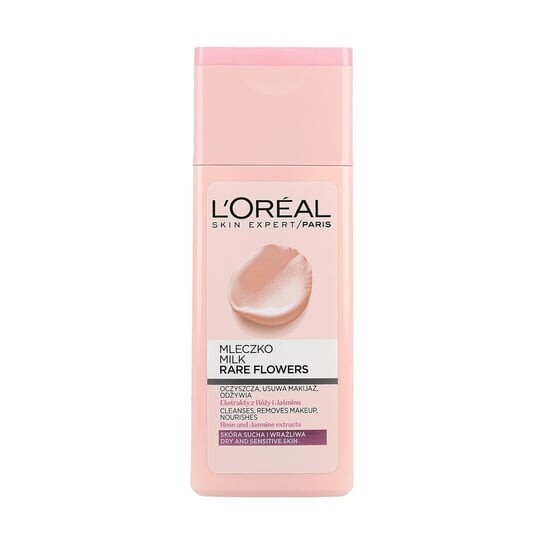 

Успокаивающее молочко для сухой и чувствительной кожи, 200 мл L'oreal Paris, Skin Expert Rare Flowers, L'oréal Paris