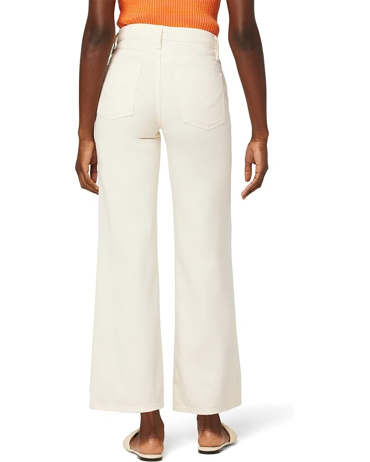 

Джинсы Hudson Jeans Rosie High-Rise Wide Leg Ankle with Covered Button Fly in Ecru Vintage, цвет Ecru Vintage