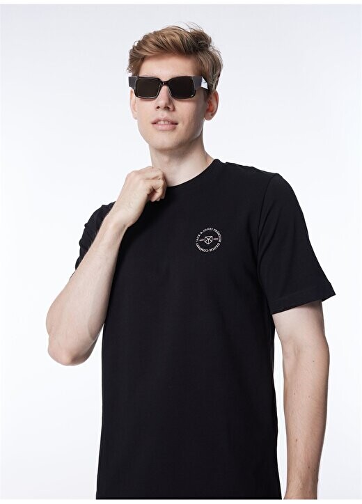 

Черная мужская футболка с круглым воротником JPRBLUSHIELD TEE SS CREW NECK EXC Jack & Jones, черный