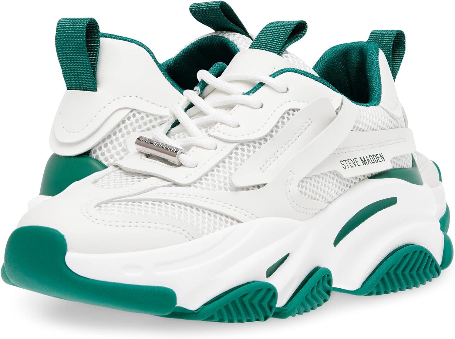 

Кроссовки Possession Sneaker Steve Madden, цвет White/Emerald