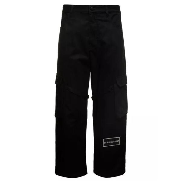 

Брюки helm' cargo pants with logo patch in cotton 44 Label Group, черный