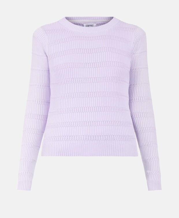 

Джемпер с длинными рукавами Esprit, лиловый