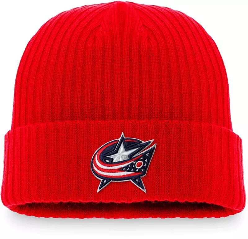 

Шапка-бини с манжетами Core Columbus Blue Jackets НХЛ