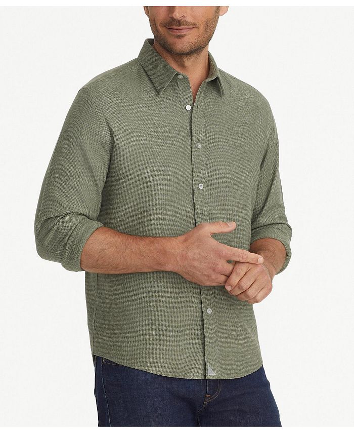 Мужская рубашка обычного кроя без морщин венето на пуговицах UNTUCKit, зеленый мужская рубашка стандартного кроя без морщин дору на пуговицах untuckit розовый