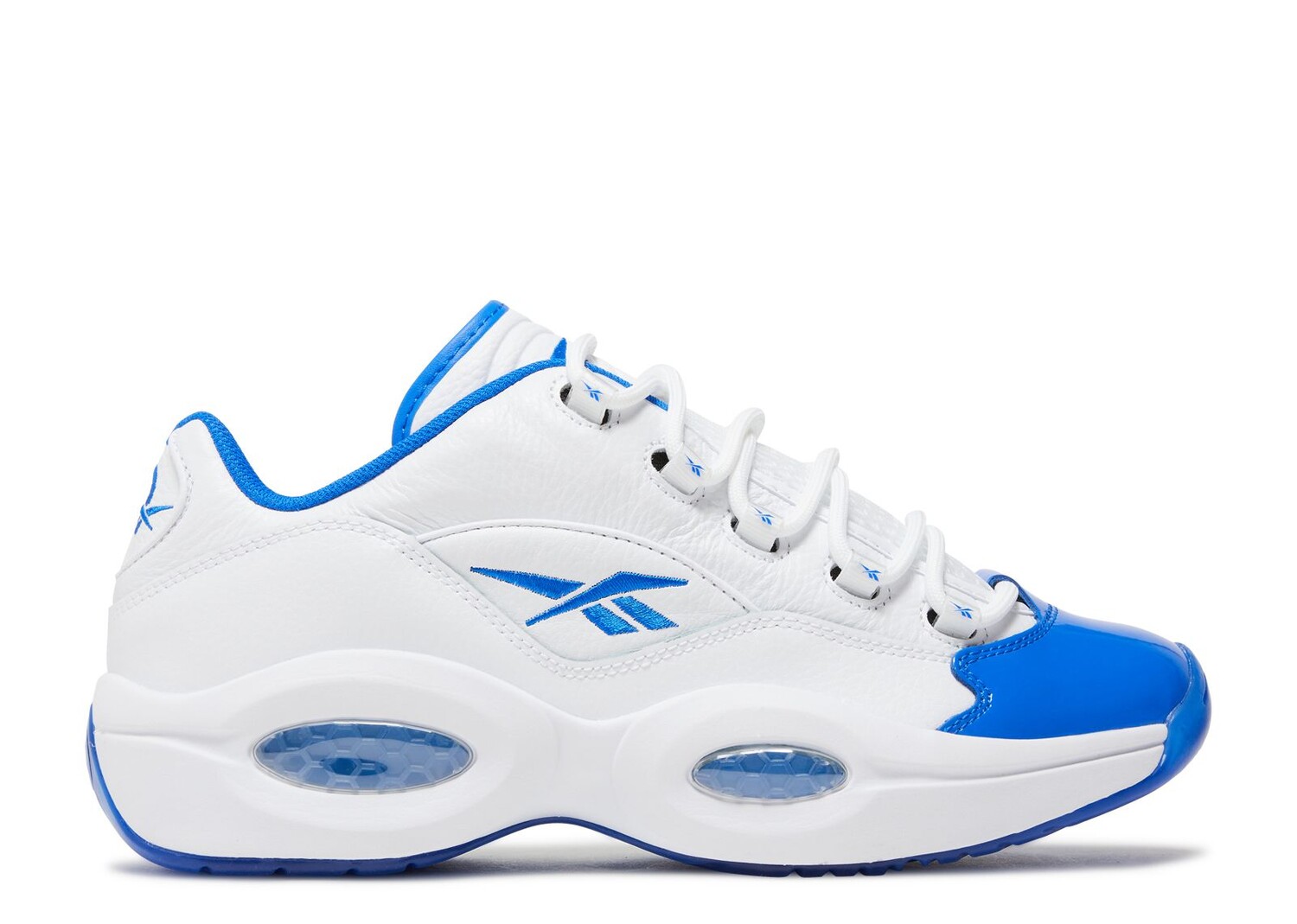 

Кроссовки Reebok Question Low 'White Electric Cobalt', белый, Белый;синий