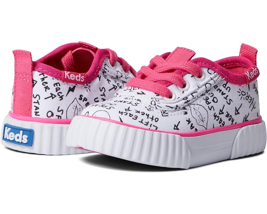 

Кроссовки Keds Topkick Washable Slip-On, белый/розовый