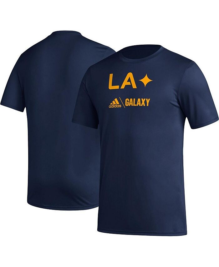 

Мужская темно-синяя футболка LA Galaxy Icon adidas, синий