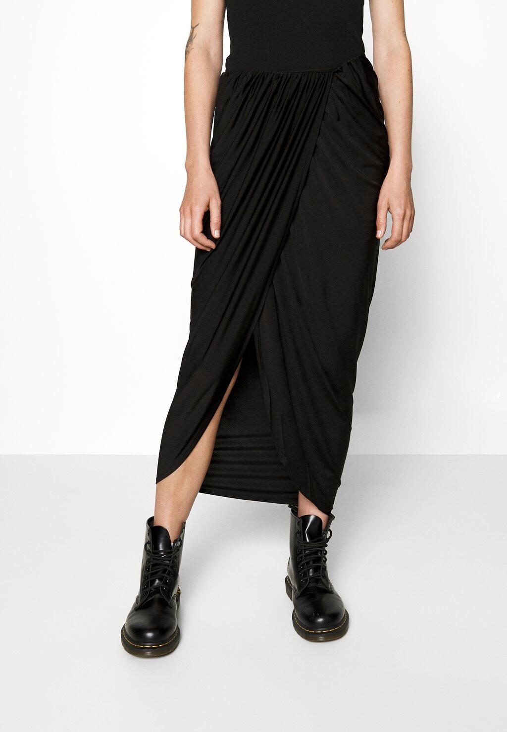 

Юбка макси AllSaints, черный