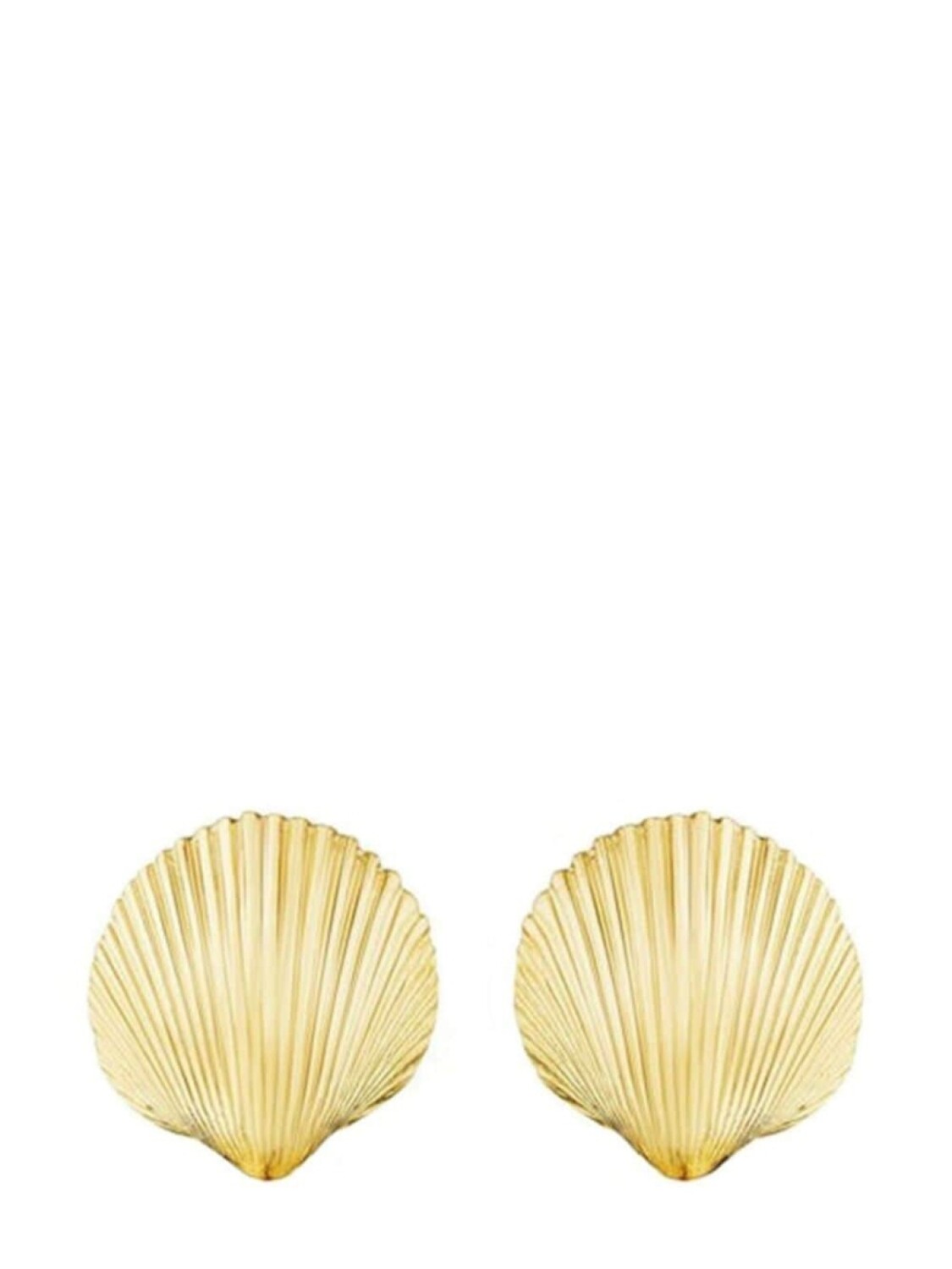 

Серьги-гвоздики Shell из желтого золота Cadar, золотой