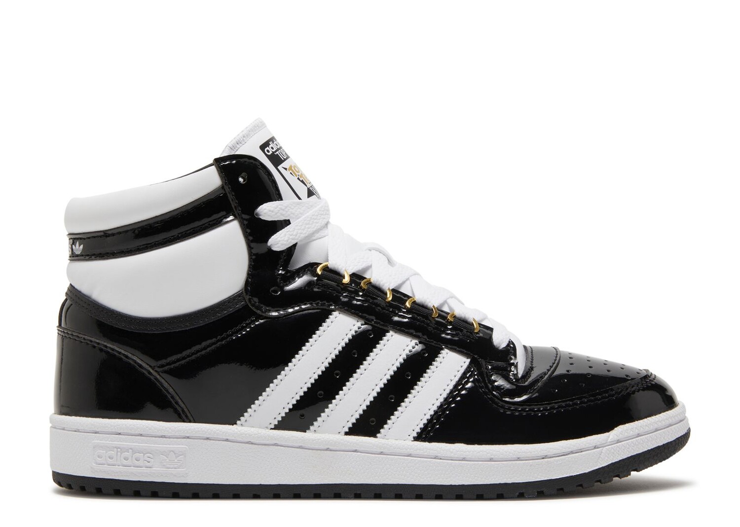 Кроссовки adidas Top Ten Rb 'Black White Gold', черный