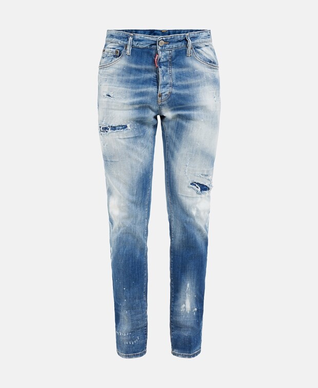 

Джинсы узкого кроя Dsquared2, индиго