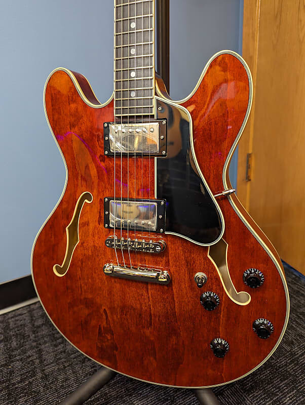 

Электрогитара Eastman T386 Thinline Semi-Hollow Electric Guitar w/ Hardshell Case