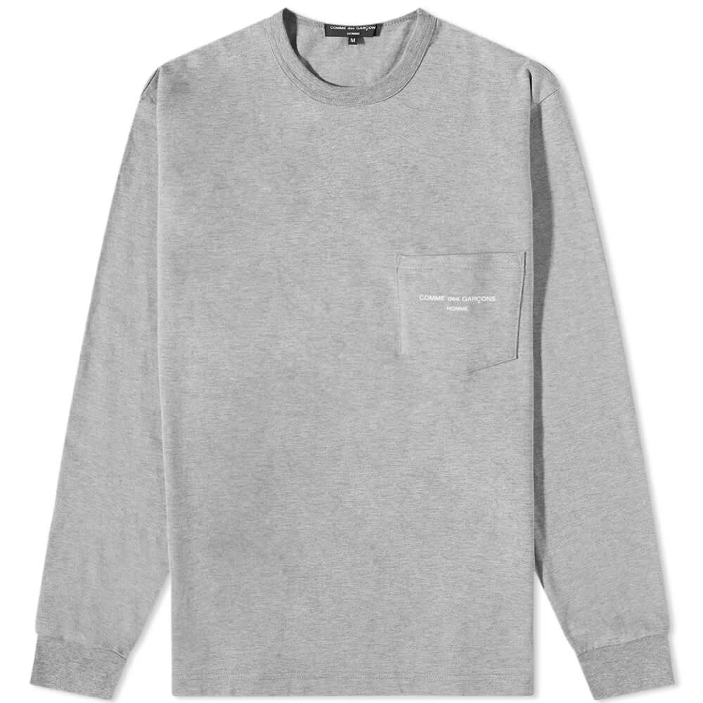 

Футболка с длинными рукавами и карманами и логотипом Comme des Garçons Homme