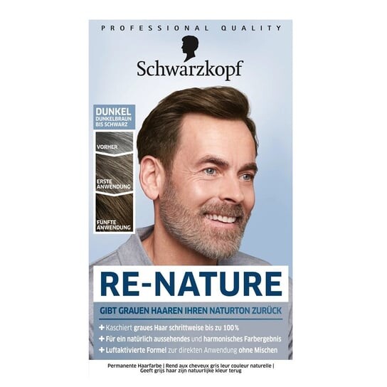 

Крем устраняющий седину, Темный Schwarzkopf, Re-Nature Men