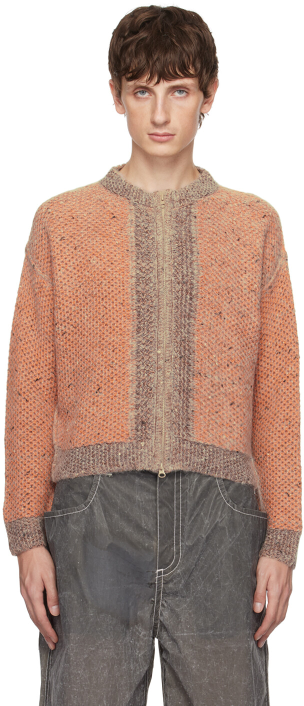 

Оранжевый садовый кардиган Eckhaus Latta