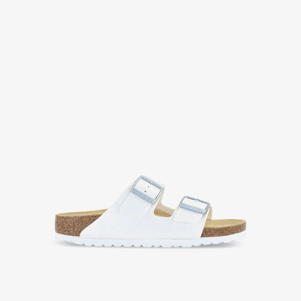 

Сандалии Arizona из искусственной кожи с двумя ремешками Birkenstock, белый