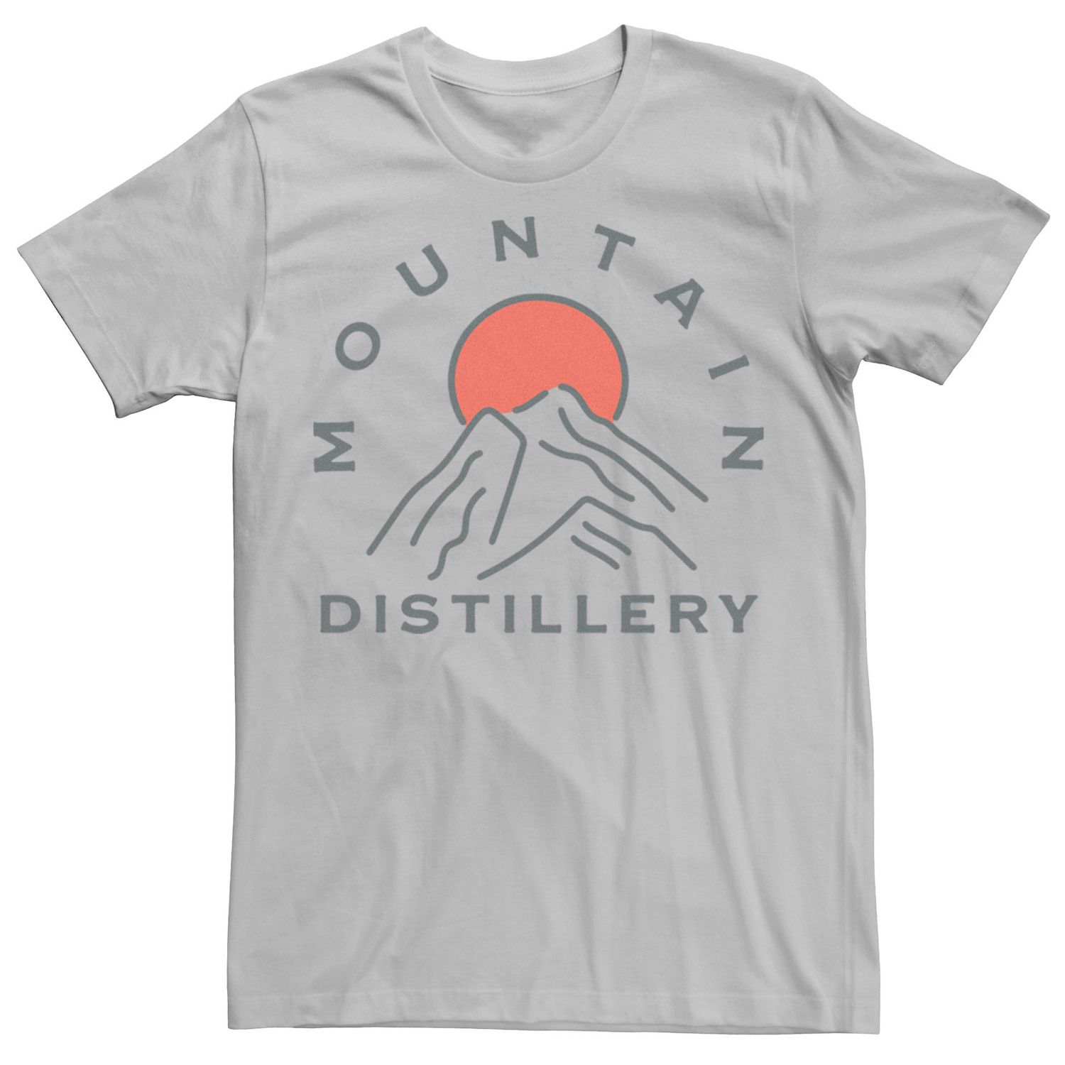 Мужская футболка Mountain Distillery Landscape Outline Licensed Character