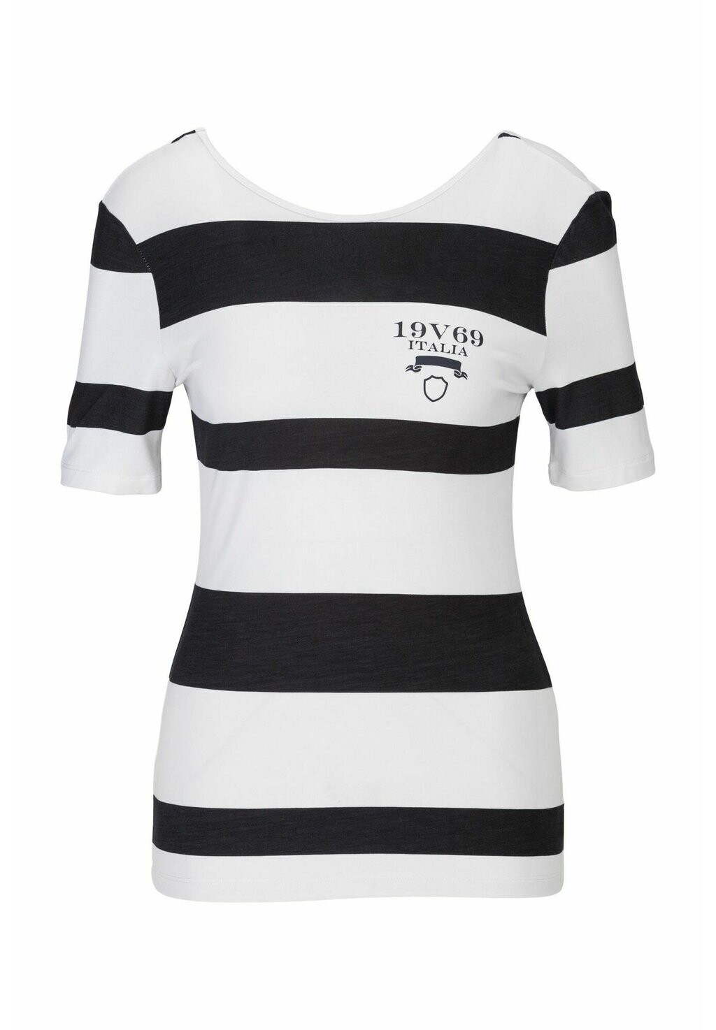 

Футболка с принтом TAIRA 19V69 Italia, цвет black white