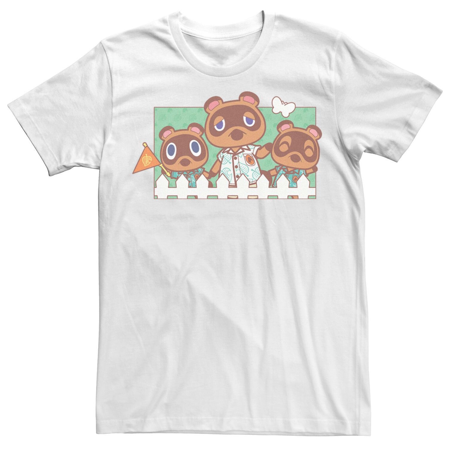 

Мужская футболка Animal Crossing New Horizons Nook Family Portrait Licensed Character