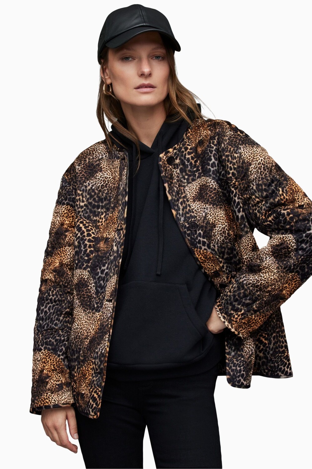 

Коричневое пальто AllSaints Hallie Emelia All Saints, коричневый