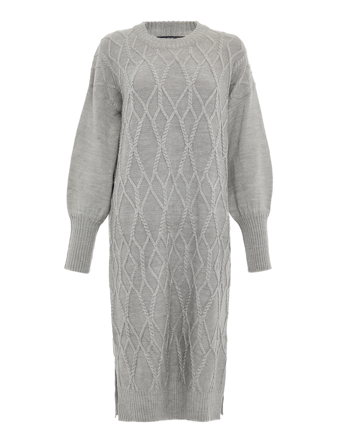 

Платье Threadbare Strick THB Harley Cable Knit Midi, серый
