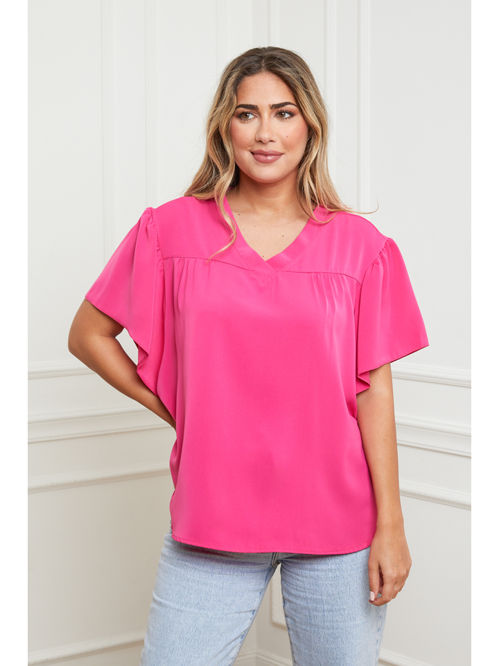 Блуза Plus Size Company, розовый