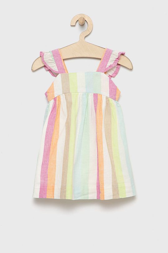 Детское льняное платье Gap, мультиколор детское льняное платье gap мультиколор