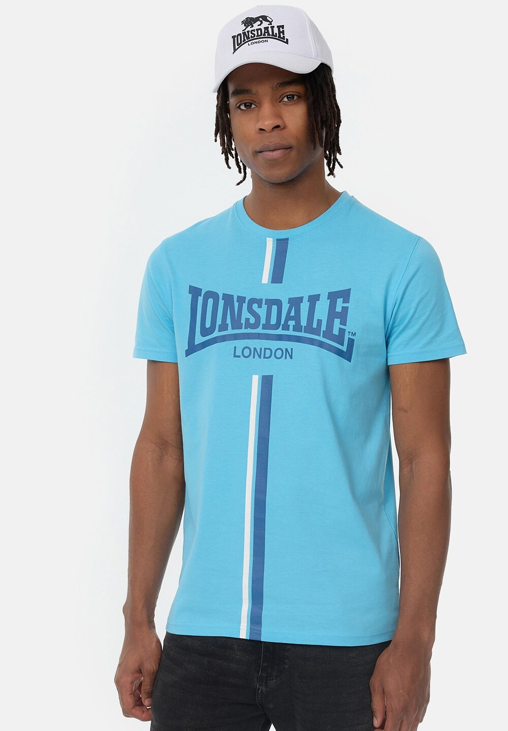 

Футболка с принтом Lonsdale, синий