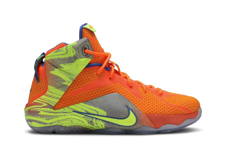 Кроссовки Nike LeBron 12 GS 'Six Meridians', оранжевый