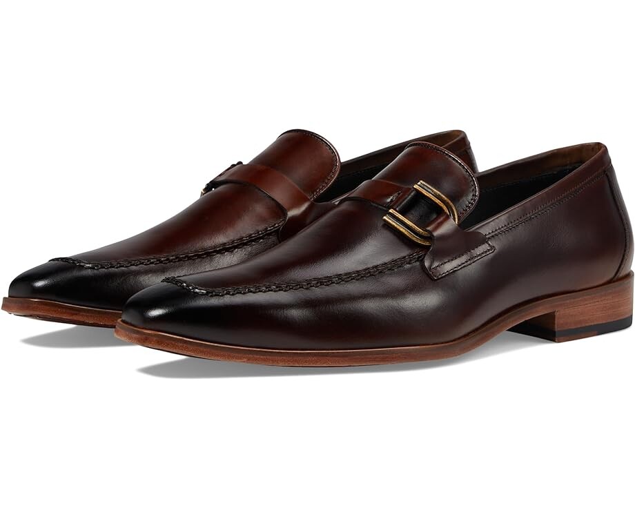 

Лоферы Massimo Matteo Slip-On with Buckle, цвет Whisky
