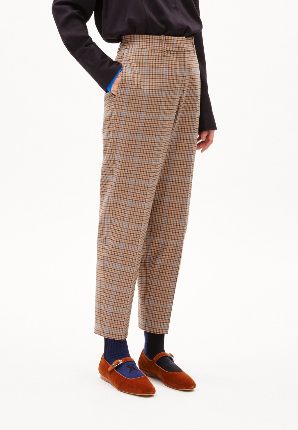

Брюки WARMAAR PATTERN ARMEDANGELS, цвет dry bark