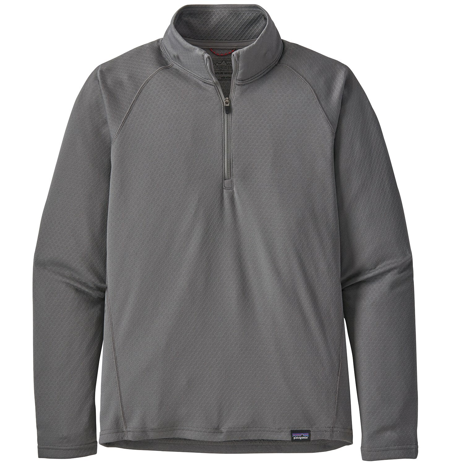 

Топ Patagonia Capilene Midweight Zip Neck, цвет Noble Grey