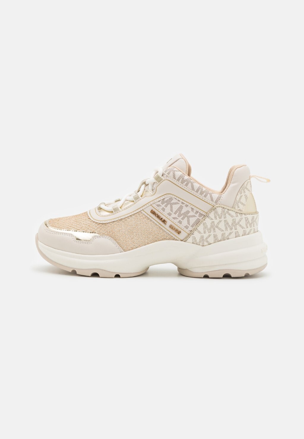 Кроссовки низкие OLYMPIA Michael Kors Kids, цвет vanilla/ pale gold кроссовки michael michael kors allie trainer pale gold