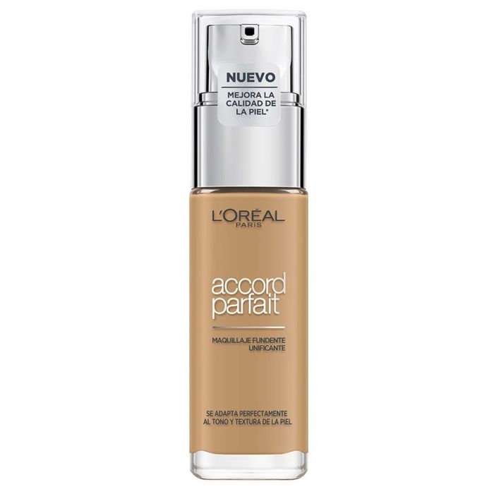 

Тональная основа Accord Parfait Base de Maquillaje Acabado Natural L'Oréal París, 5.5D Golden Sand