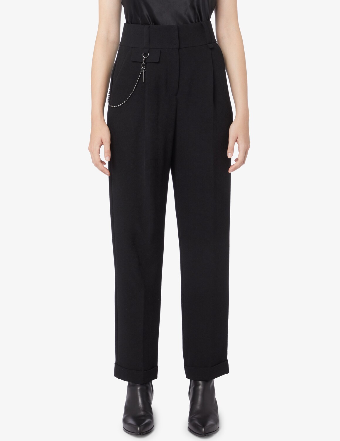 

Брюки палаццо Emporio Armani, черный