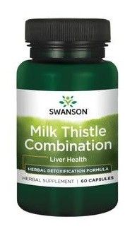 Препарат, поддерживающий пищеварение Swanson Milk Thistle Combination, 60 шт