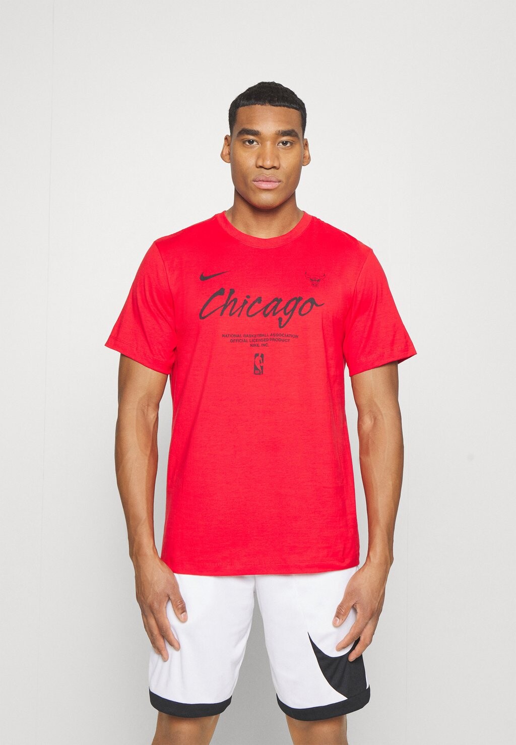 

Спортивная футболка Nike Nba Chicago Bulls Logo Tee, университетская красная
