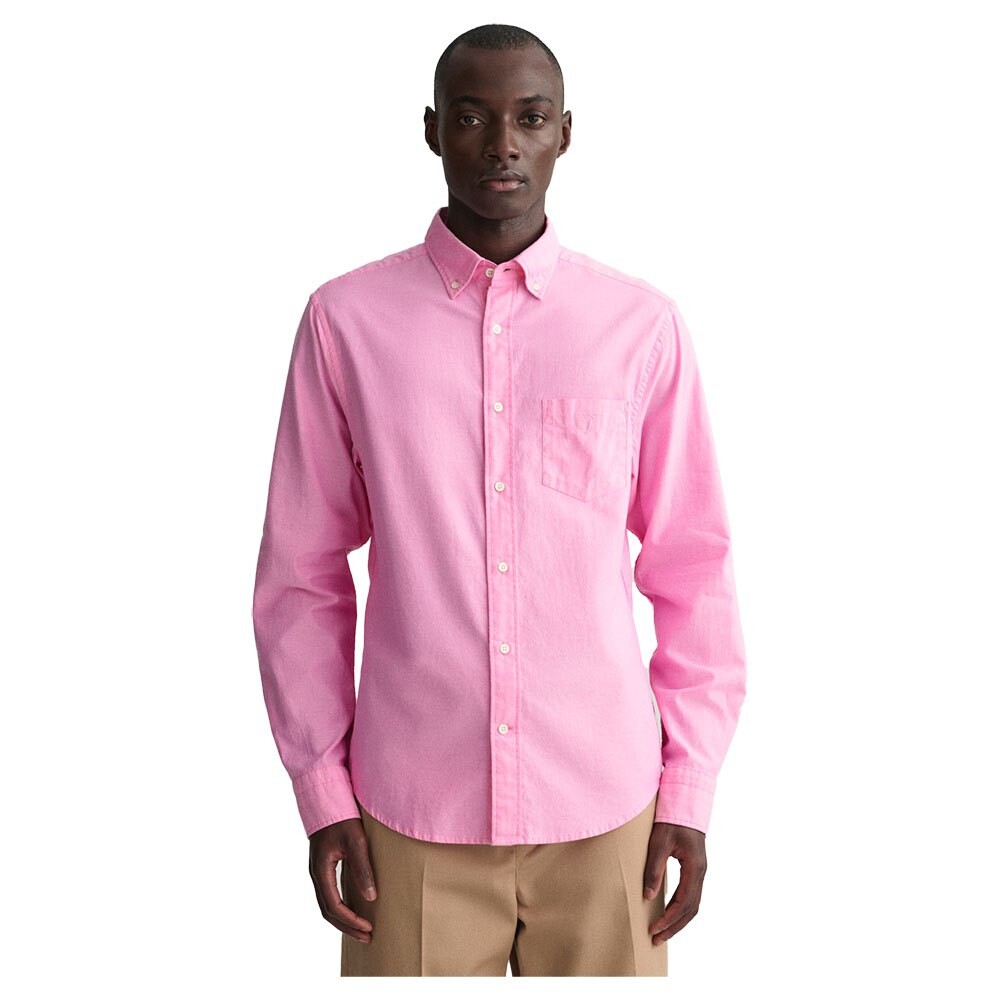 

Рубашка с длинным рукавом Gant Ut Archive Oxford Regular Fit, розовый