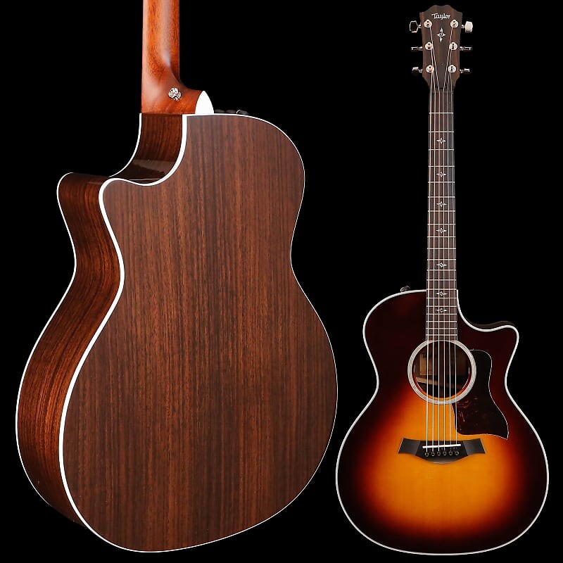 

Акустическая гитара Taylor 414ce-R Grand Auditorium, Tobacco Sunburst Top