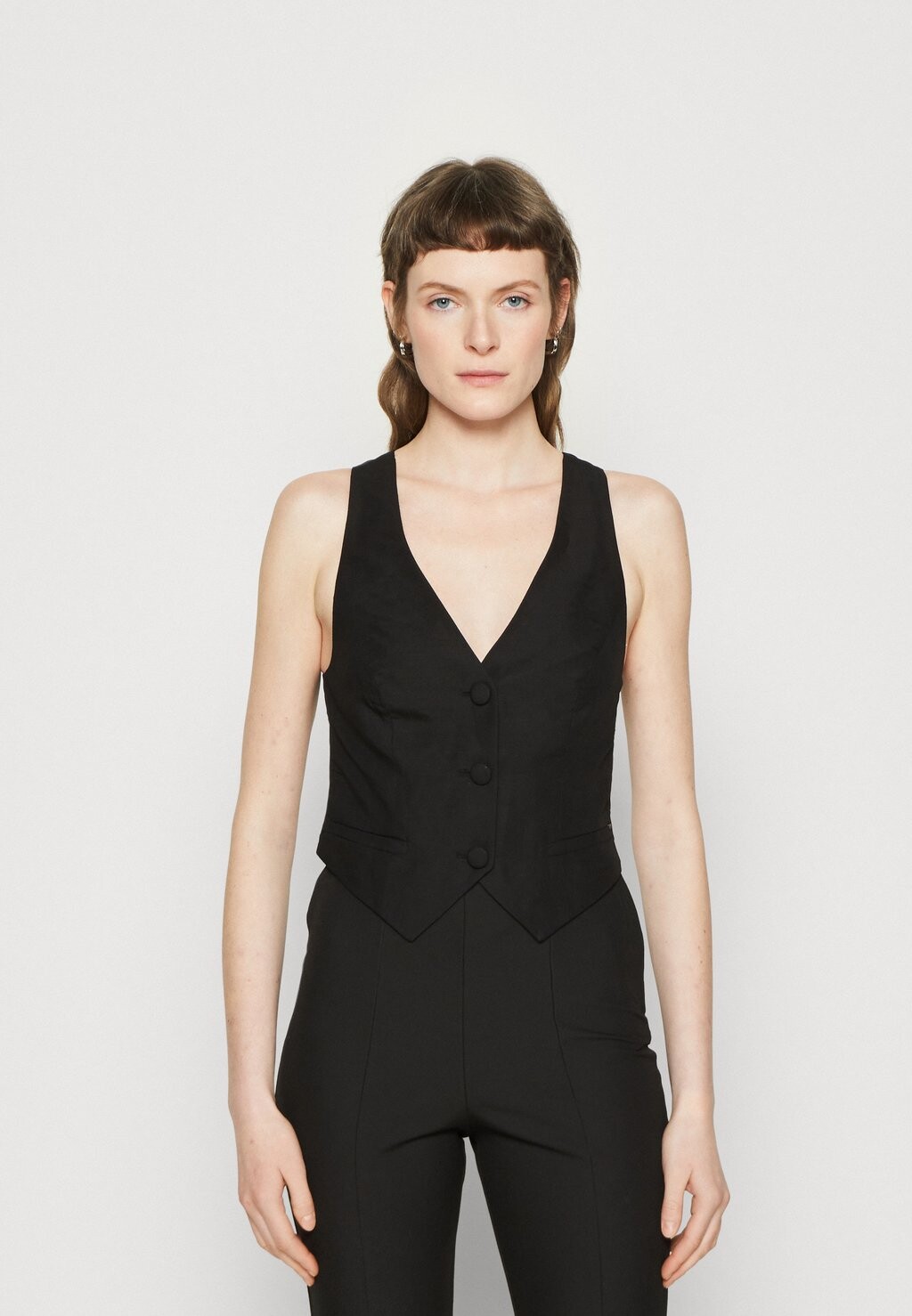 

Жилет AllSaints, черный