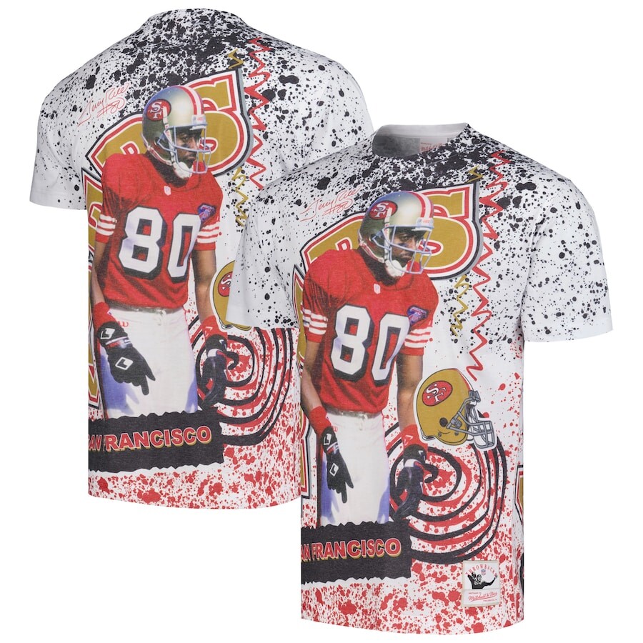 

Футболка с именем и номером Mitchell & Ness San Francisco 49Ers, белый