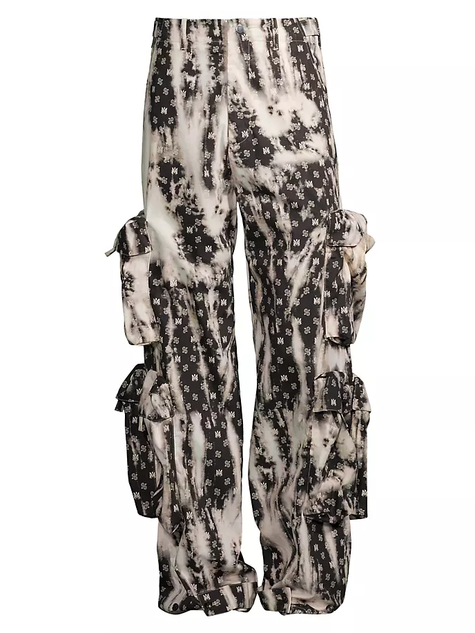 

Брюки карго с логотипом пейсли Amiri, черный