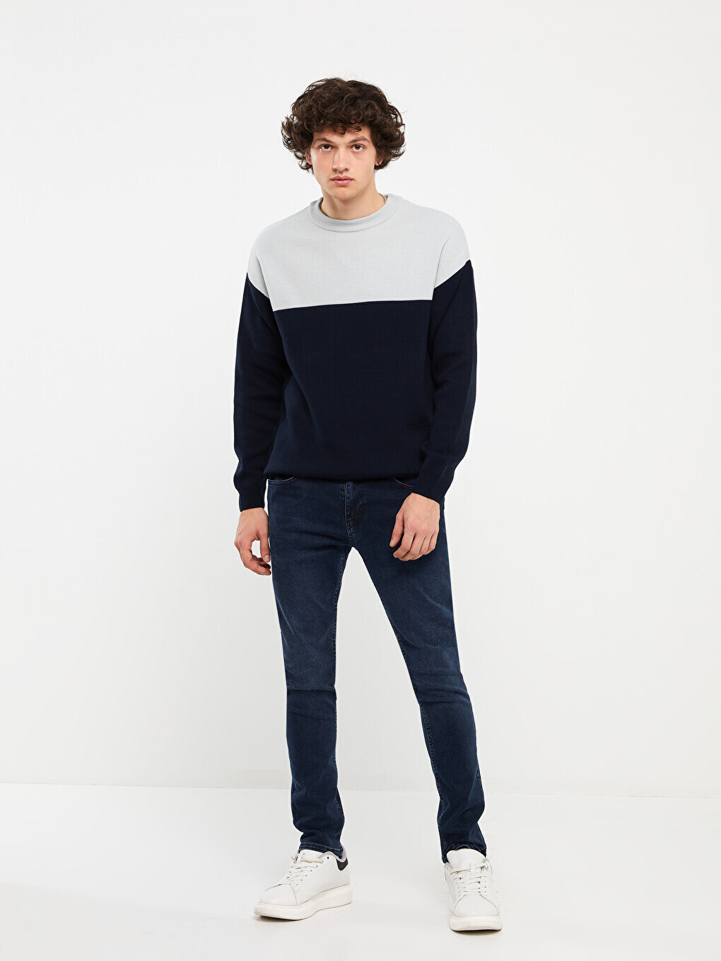 

Мужские джинсовые брюки 750 Slim Fit LCW Jeans, темное родео